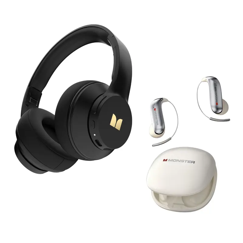 Headphone Black + Earbuds White