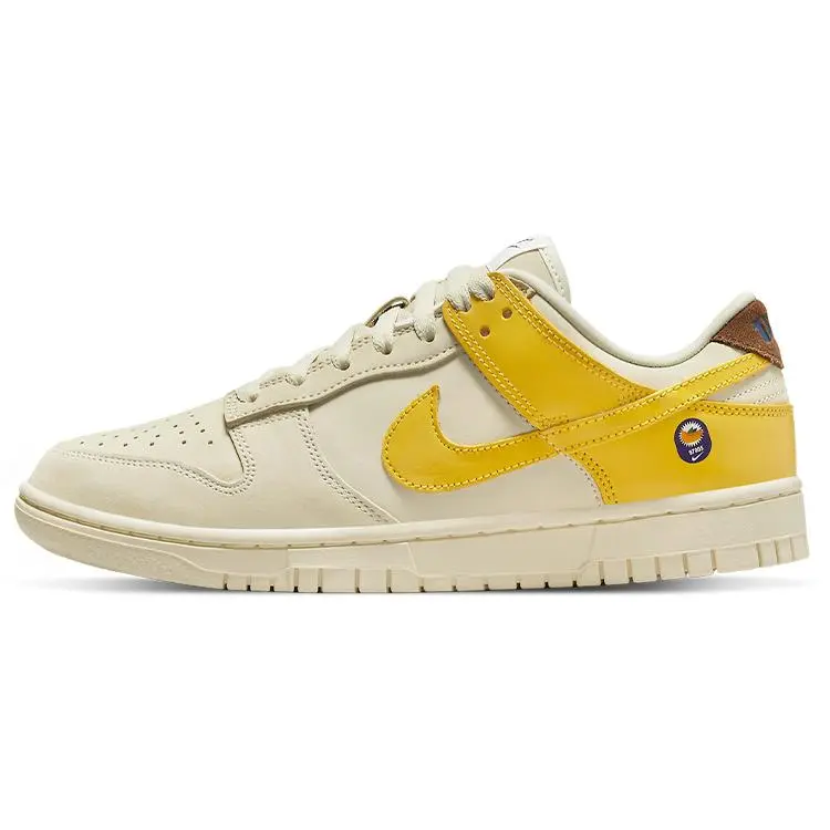 Nike Dunk Low Lx Banana' Versatile Skate Shoes Yellow Women's DR5487-100