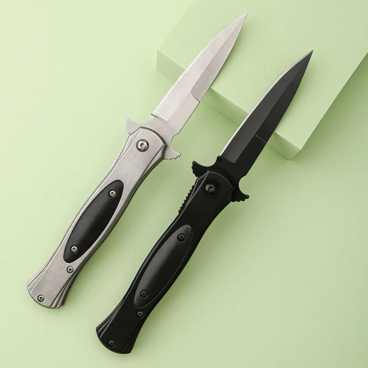 High-quality stainless steel folding knife: a men’s tactical EDC multi-tool with quick opening/closing functionality, ideal for outdoor use—perfect for camping, hiking, exploration, DIY projects, everyday use, fishing, and hunting.