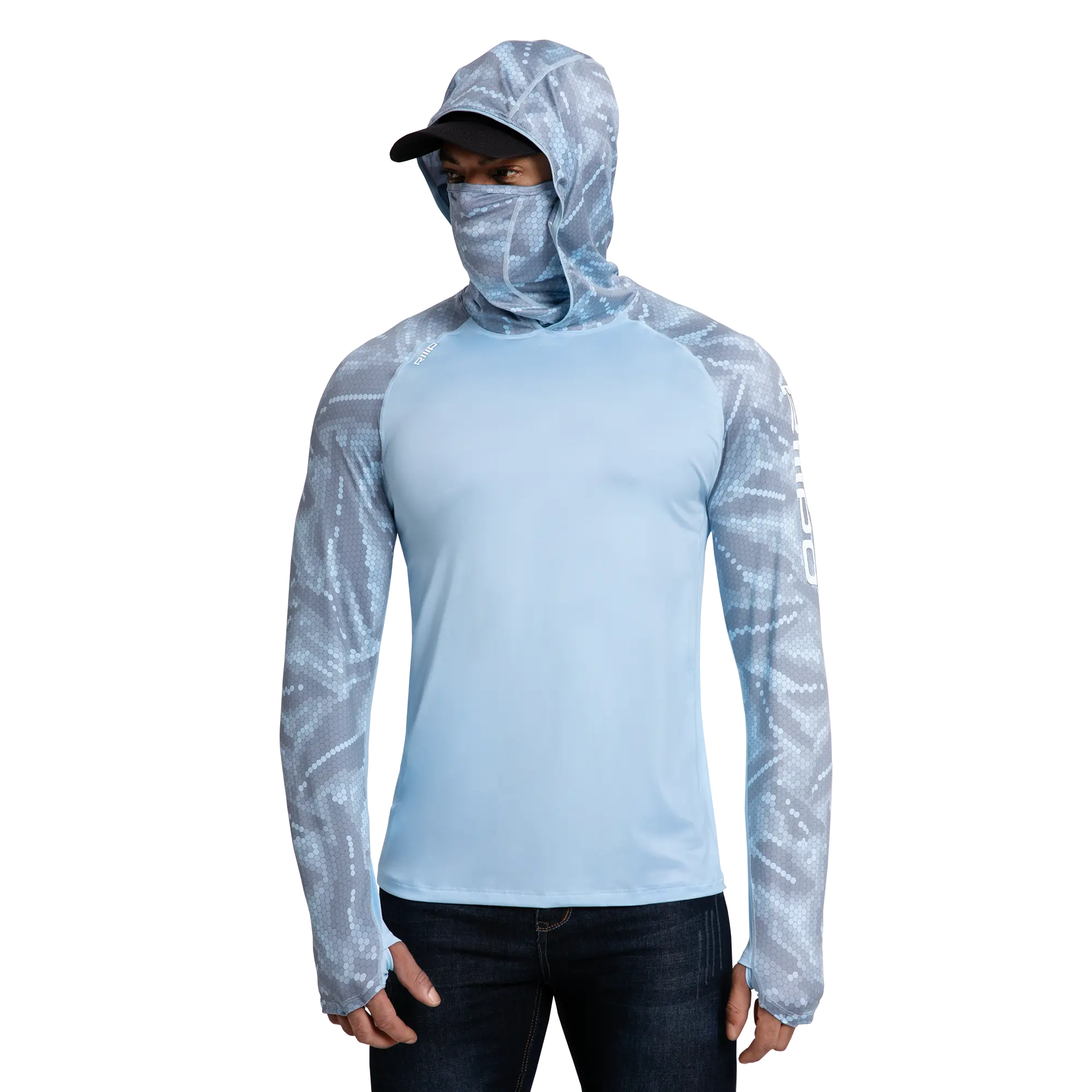 Sky Blue - Hexagon - B