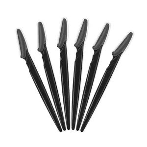 6 Pcs Eyebrow & Facial Razors for Women & Men – Dermaplaning Tools with Safety Covers for Face, Brows & Body Hair Removal – Multipurpose Shaving & Trimming Kit