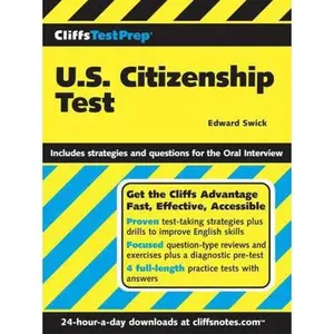 USED-CliffsTestPrep U.S. Citizenship Test by Edward Swick (Paperback)