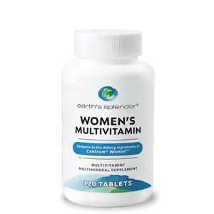 Earth's Splendor Women's Multivitamin - 120 Tablets with Vitamins C, Zinc, B Vitamins, Iron, Calcium & Magnesium for Immunity, Energy & Metabolism Support