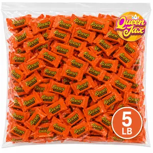 Milk Chocolate Snack Size  5 LB Peanut Butter Cups, Bulk, Individually Wrapped