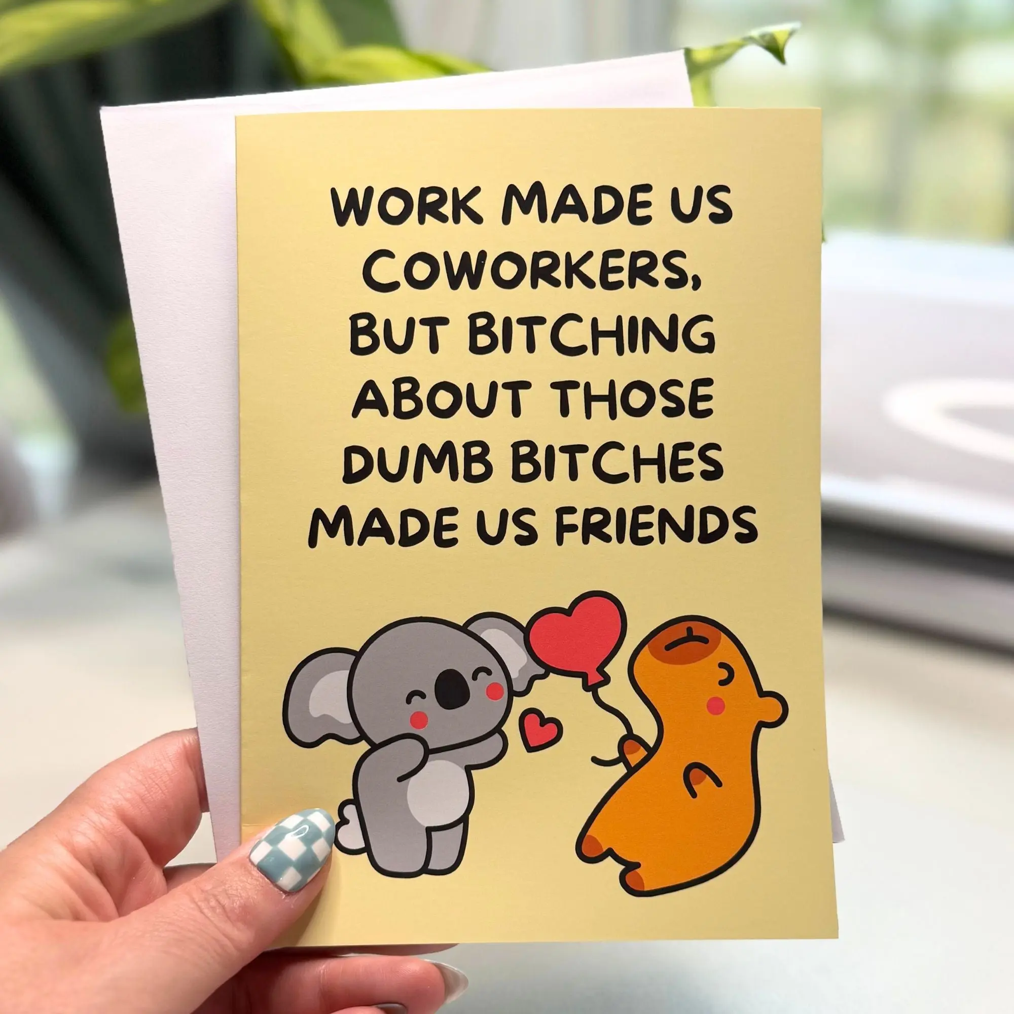 Work Made Us Coworkers Card Work Made Us Coworkers Card