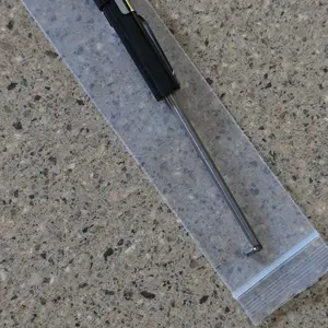 Car Brake Pad Thickness Gauge Measure Tool with Scale for Brake Shoe Gauge Auto Brake Pad 1.5mm-11mm Thickness Base Plate Brake Pad Tester Brake Pad Detection Pen Scale