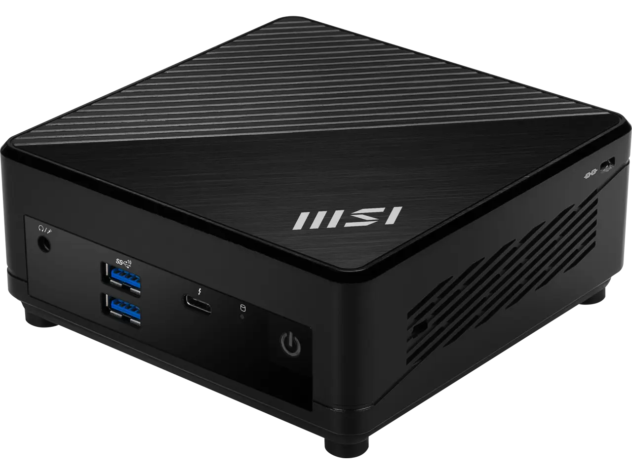 MSI Cubi 5 1MA-495BUS Black Mini Barebone with Intel Core 3 100U, support 2 SO DIMM DDR4 3200 Memory, Thunderbolt 4, Dual LAN, Triple Display support