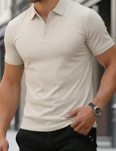 Men’s casual solid-color short-sleeve polo shirt for summer—ideal for everyday wear, weekend outings, outdoor activities, travel adventures, relaxed work environments, or semi-formal occasions.