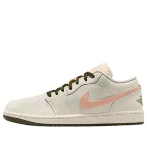 Jordan 1 Low Sail Crimson Tint Khaki (Women's) DC0774-111 New Sneakers