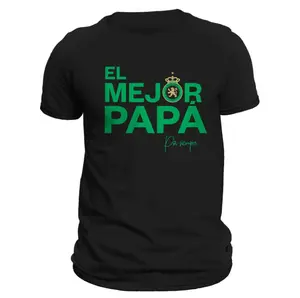 El Mejor Papa Por Siempre Club León Men's T-Shirt, Full Sizes, Full Colors, Gift For Him, Cotton Shirt