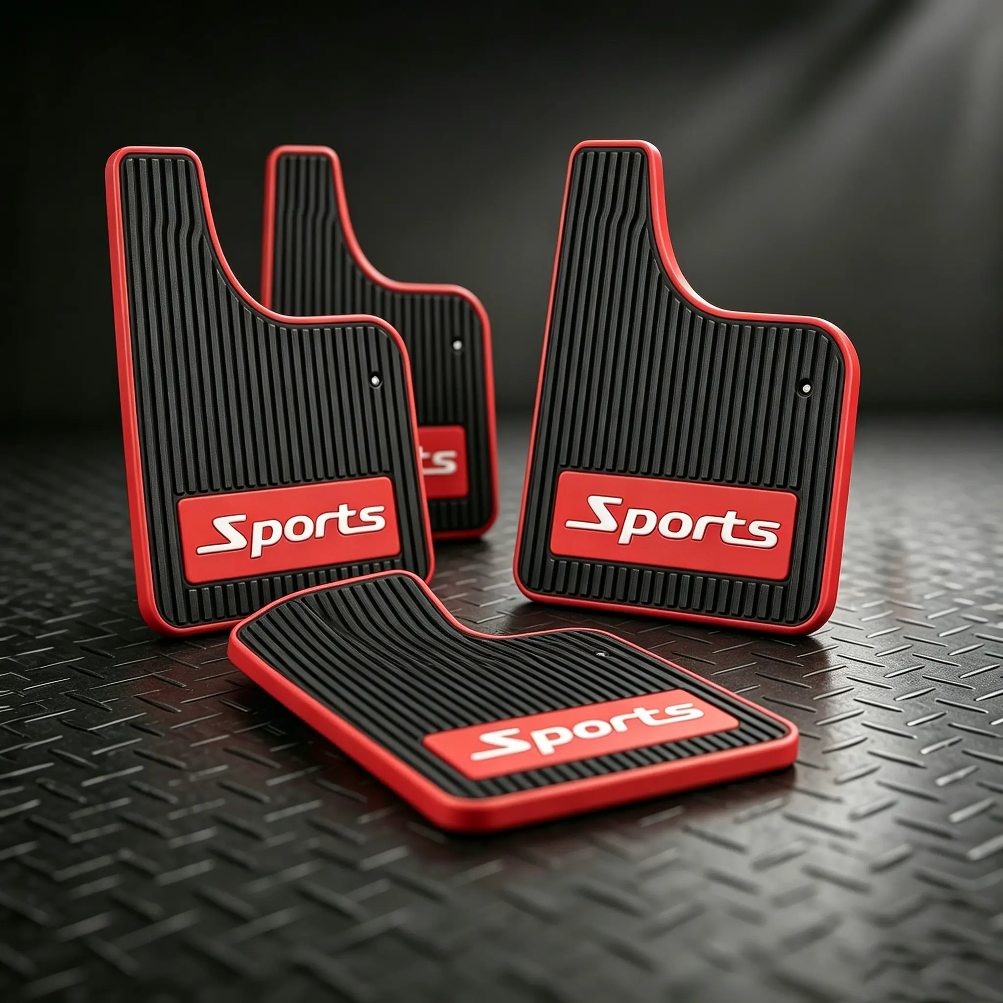 4count Universal Sports Car Mud Flaps Soft Rubber Splash Guards Front Rear Wheel Mudguards Auto Modification Fender Protector For SUV Truck Sedan