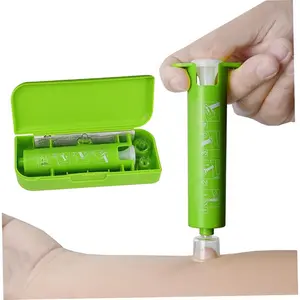 Insect Bite Suction Tool, Portable Outdoor Venom Extractor for Mosquito Bee Bug Bites, Itch Relief Vacuum Suction Remover for Camping Hiking