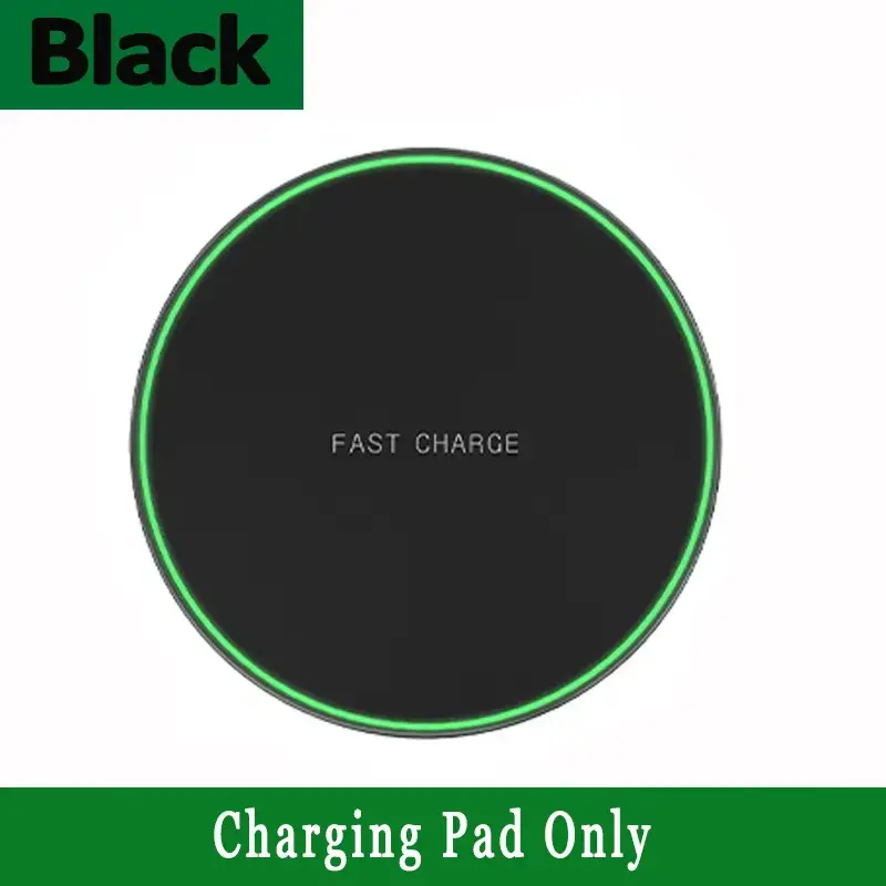 100W LED Light Wireless Charger Pad - Portable USB Charging Solution, Fast Charging Adapter for iPhone, Samsung, Xiaomi Smartphones, AirPods 4/3/Pro2/1 & Mobile Electronic Devices, Portable Chargers