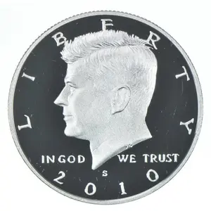 2010-S Silver JFK Half Dollar Proof. 90% Silver.