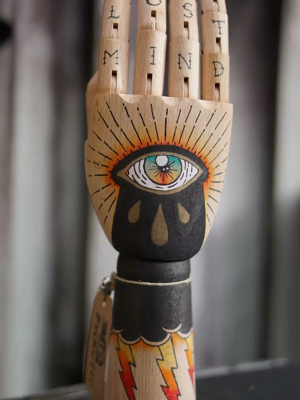 Lost Mind Traditional Tattoo Wooden Hand