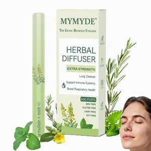 Herbal Diffuser Sticks Upgraded - Thyme & Mint Extract - Designed for Lung Detoxification and Oral Freshness - Soothing Relaxation Sticks - Your Choice for Health and Aromatherapy