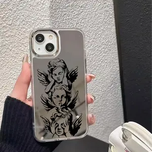 Raphael's Angels Christian Art Mirror 2-in-1 Phone Case | Classic Angel Design Phone Case For 17 16 15 14 13 12 11 X XS PRO PLUS MAX AIR Phone Case #IPTS1 Shockproof Protector Protection
