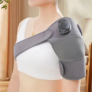 Electric heating knee pads, shoulder pads, knee and shoulder hot compress massager, joint cold leg warmth device, dual-use for knees and shoulders, 5 heating levels and 3 vibration modes, arthritis knee joint heater, exercise recovery device