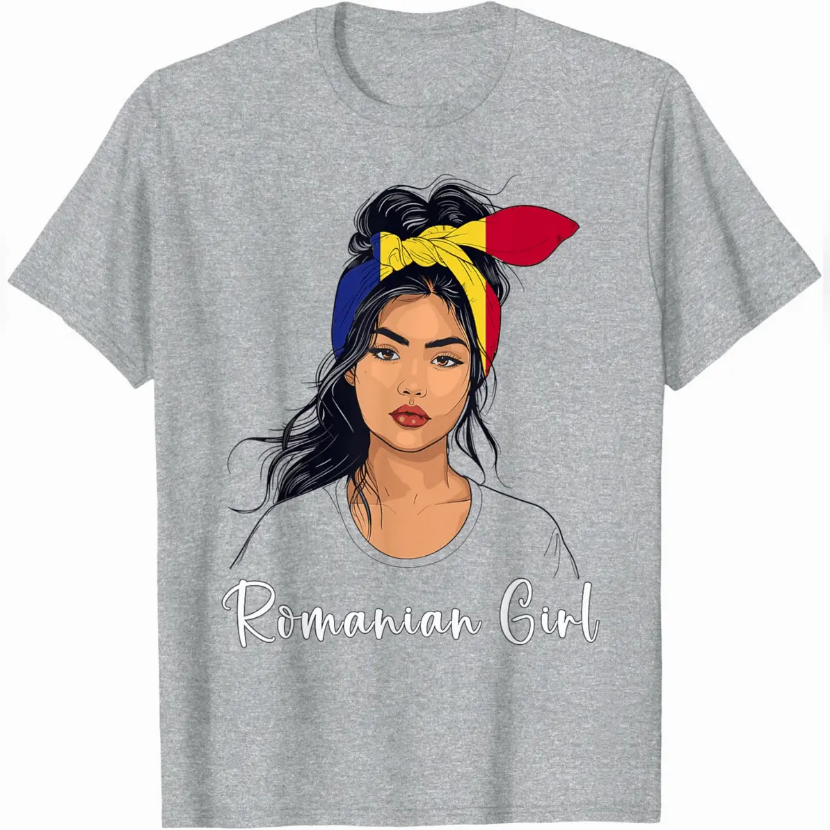 Men's Romanian Flag Heritage Costume Graphic T-Shirt, Unisex Casual Round Neck Short-Sleeve Tops, Romania Souvenir Tee, Shortsleeve