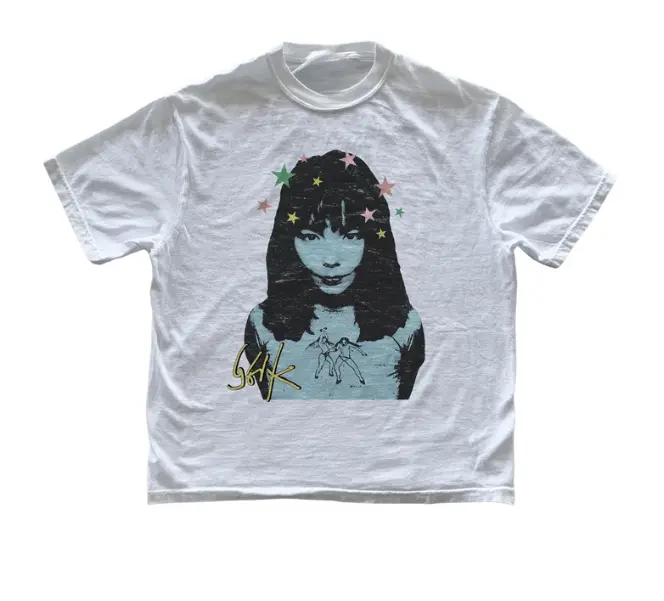 Vintage Unisex Bjork T-Shirt, Music Band T-Shirts, 90s Retro Shirt, Vintage Graphic Tee, Unisex Shirt Womenswear Menswear Top Streetwear Oufits, Gift For Men