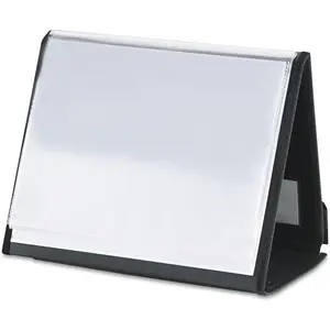 52132 Horizontal Easel Book, 20 Pocket, 11-Inch x 8-1/2-Inch, Black