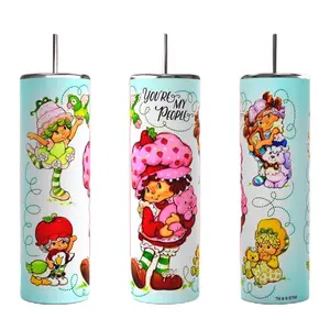 Vintage Strawberry Shortcake Tumbler Option 2