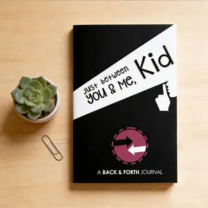 Mother's Day Gift Mom & Kid Back & Forth Journal, Just Between You & Me Kid Interactive Notebook, Parent Child Love Diary For Communication Growth And Precious Memory Keeping
