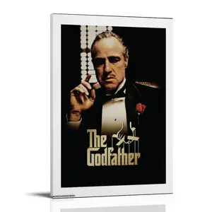 Godfather-trilogy Poster Posters Music Album Cover Posters Canvas Wall Art High-Resolution Vintage Band & Artist Prints for Room