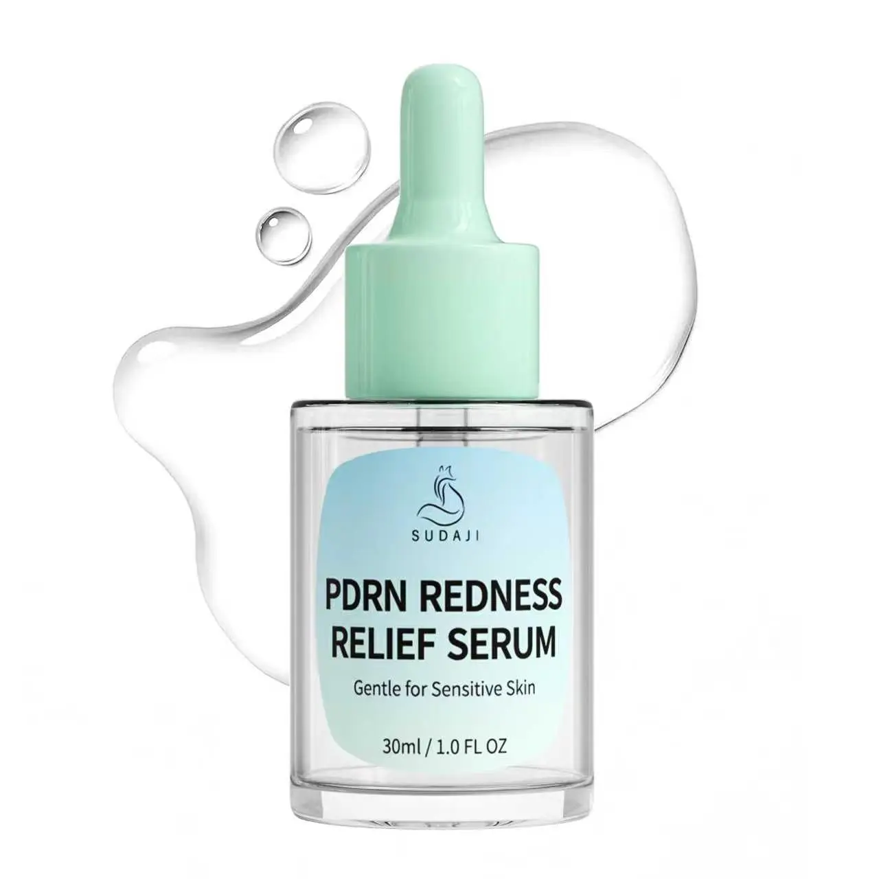 PDRN Redness Relief Face Serum for Sensitive Skin - Lightweight, Barrier-Supporting, Daily Hydrating Serums & Essences, 1 fl oz (30ml) Bottle, No Multiple Packs, Single Item, Soothing, Daily Care, Skin Support, Barrier Support