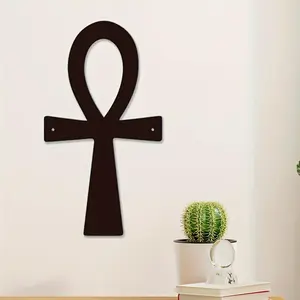 Ankh Symbol Wall Art, Modern Metal Wall Sculpture, Wall Decor for Home Living Room Bedroom Office, Home Decor, Room Decor, Religious, Cross Decor, Crosses Wall Decor