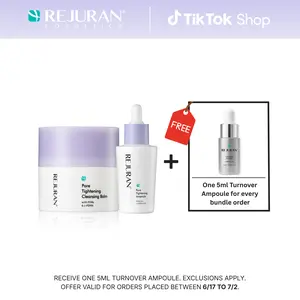 REJURAN Pore Tightening Ampoule and Pore Tightening Cleansing Balm – with PDRx and DOT c-PDRN