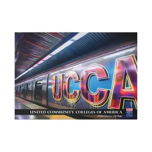 Neon Subway Marvel: UCCA Fine Art Postcard - 2 sizes available