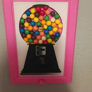 Candy Dispenser, Perfect Birthday Gift Candy Distribution Frame, A Square Frame Designed To Hang On The Wall, Equipped With Candy Distribution Function, Easy To Obtain Candy, Multi Functional Photo Frame, Picture Frame, Decoration, Decorative
