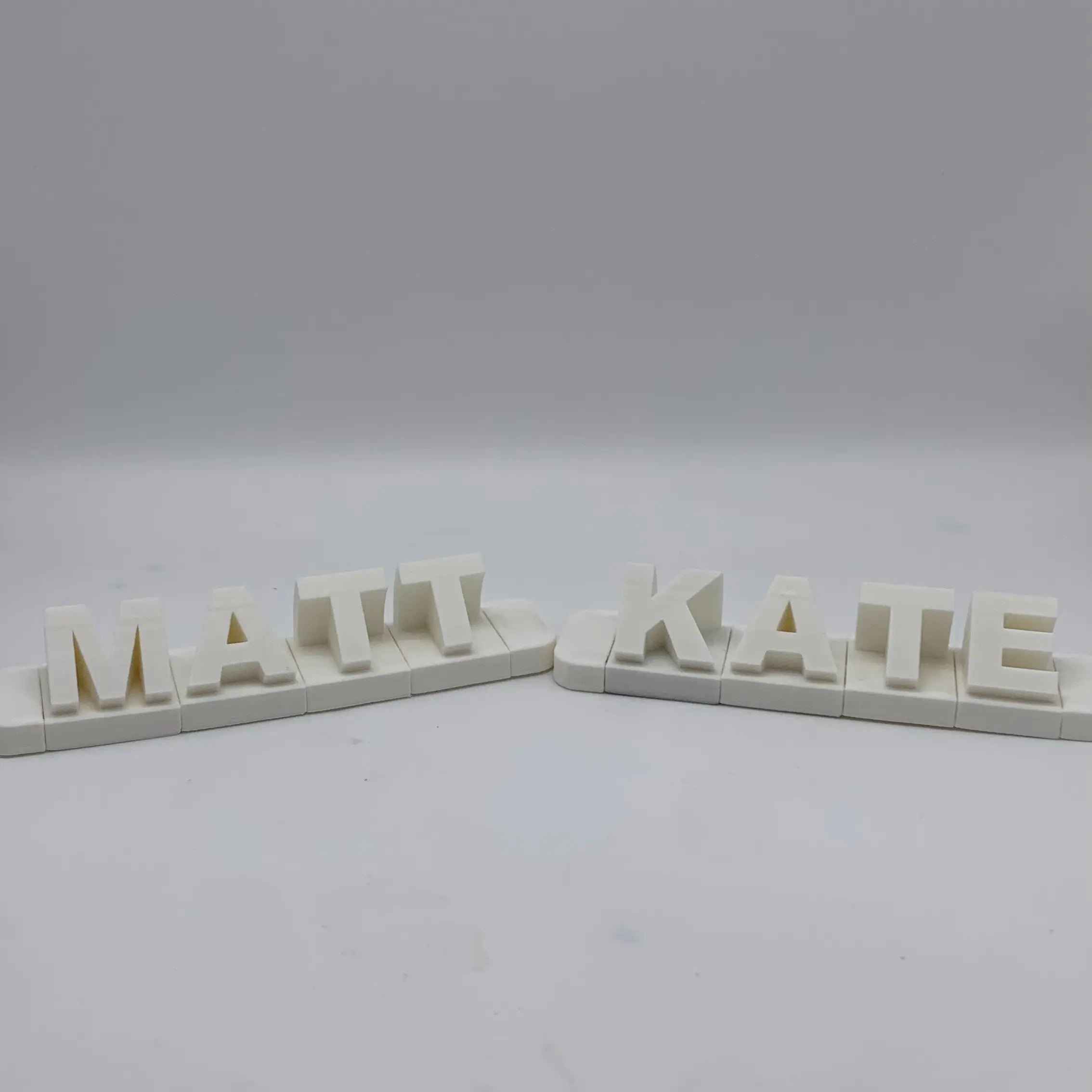 Custom 3D Printed Nametag