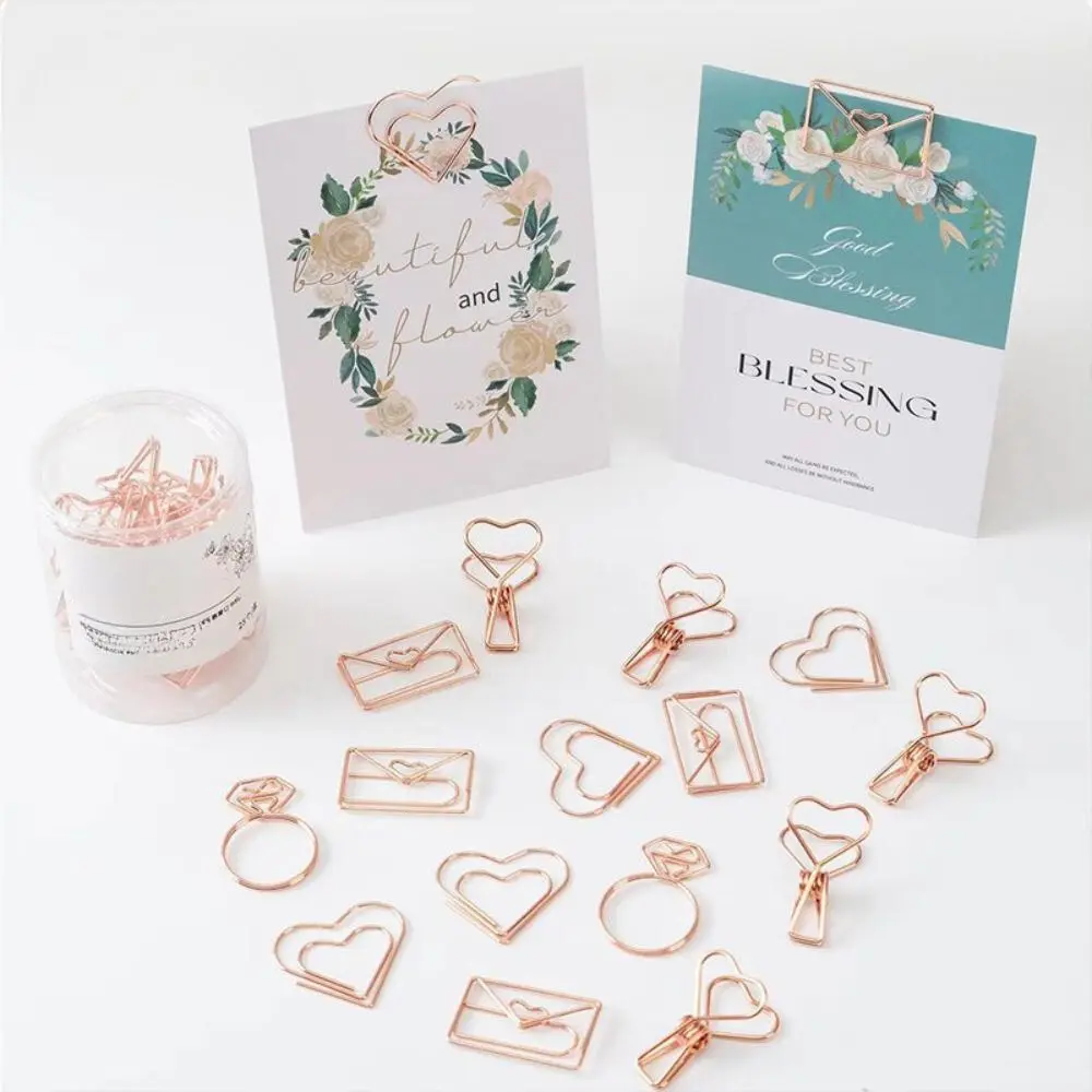Set of 25 Gift Card Clips, Various Designs