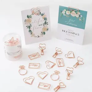 Set of 25 Gift Card Clips, Various Designs
