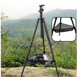Tripod Storage Bag, Stable Bag, Secure Tripod Light Stand Gravity Triangle Bottom Net Pouch, Photography Accessory