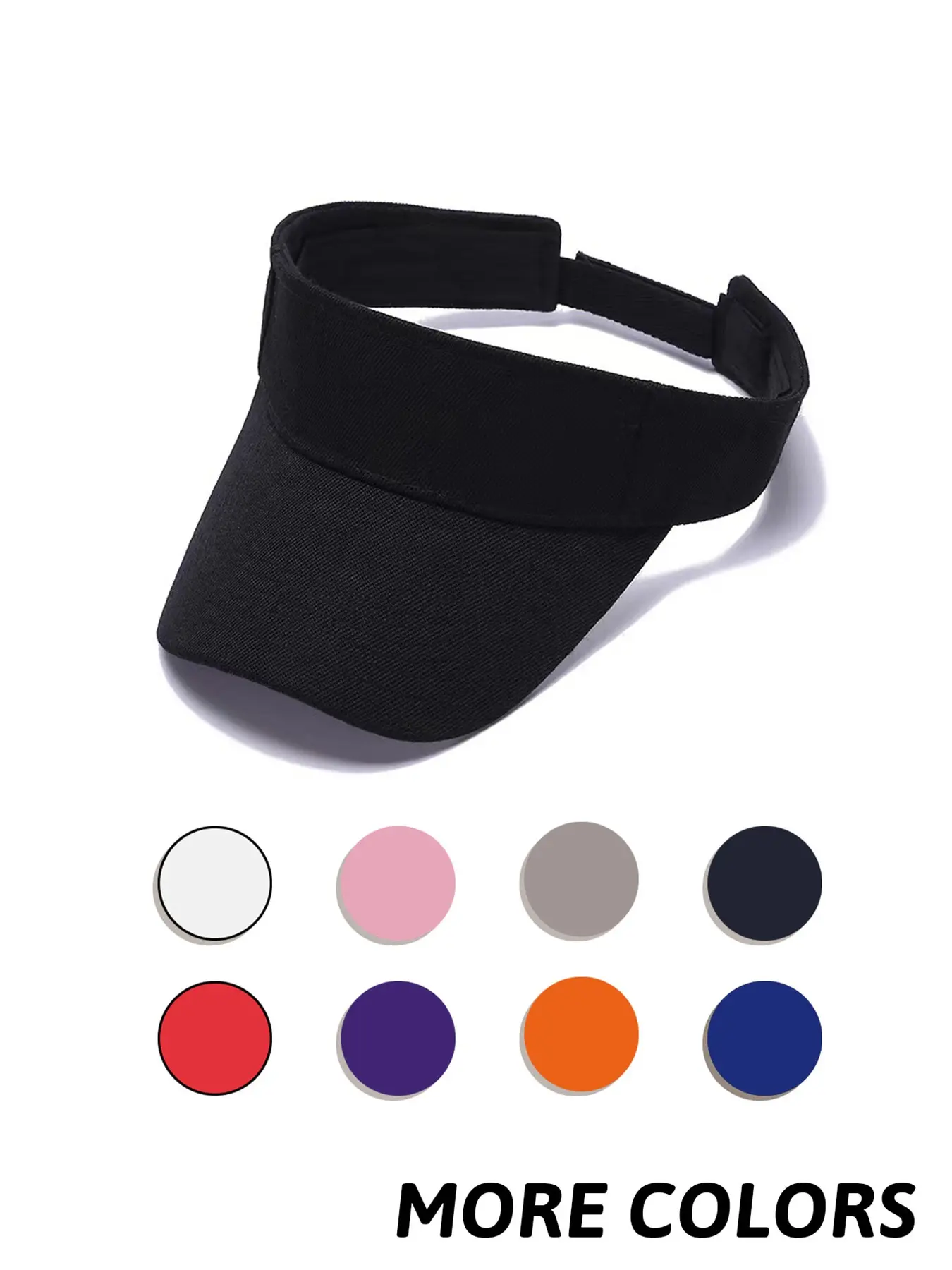 1 PC Gender-neutral multi-color open-top hat, Adjustable sun hat, Sun visor hat, versatile, lightweight, breathable, suitable for daily commuting, outdoor outings and vacation wear in spring and summer