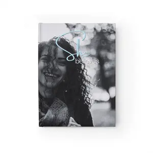 "She Believes" Journal - Personalized Notebook