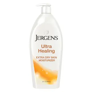 Jergens Ultra Healing Dry Skin Moisturizer, Body and Hand Lotion for Dry Skin, with HYDRALUCENCE blend, Vitamins C, E, and B5, 32 Ounce
