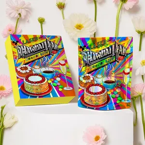 Laser Stand Up Pouch with Zipper Lock, 10/20/40pcs Laser Holographic Stand Up Pouch with Gift Box, U-shaped Resealable Opening Gift Wrapping Supplies