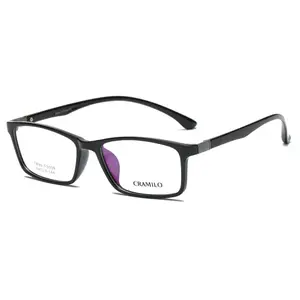 Classic Narrow Rectangular TR90 Thin Plastic Optical Eyeglasses Frame F3009-C1