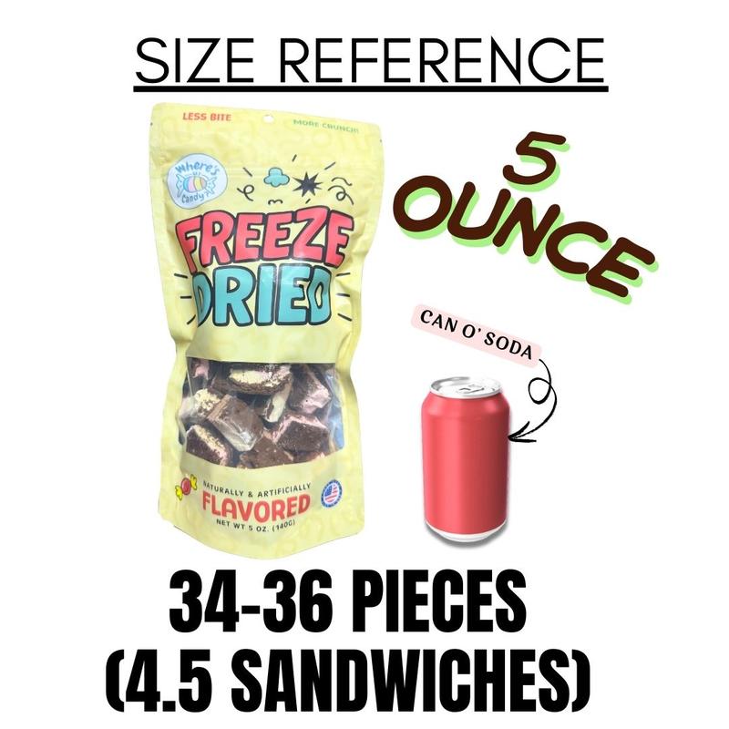 Freeze Dried NEAPOLITAN Ice Cream Sandwich Bites - TikTok Viral - Crunchy Ice Cream - Astronaut Candy