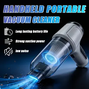 3 in 1 Wireless Handheld Car Vacuum Cleaner High Power Rechargeable Household Mini Vacuum With 2400mAh Rechargeable Battery, Vacuum for Desk, Home and Office Dust Cleaning, Protable Vacuum Cleaner for Car, Sofa, Pet Hair
