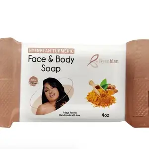 Bynblan Turmeric  Soap  Carewith Palm Mango Butter Eggs for Comprehensive Skin Care