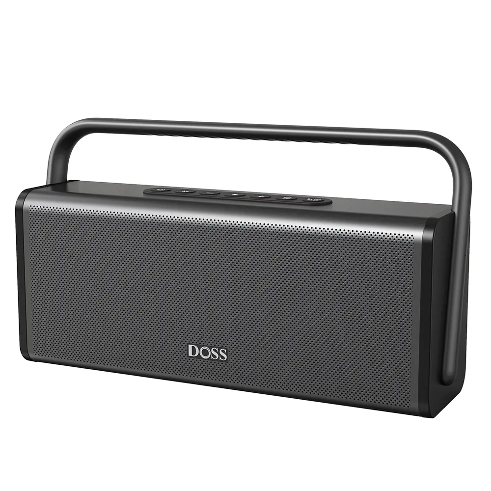 DOSS SoundBox XL Pro Bluetooth Wireless Speaker - 50W Powerful Stereo Sound with Full Bass Subwoofers, Smartphone Compatible USB Audio Device, Portable Chargeable Button-Operated Wireless Speaker for Outdoor Use, Wireless Speakers sohochic