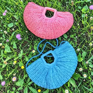 Wicker Crescent Handbag NO RETURNS