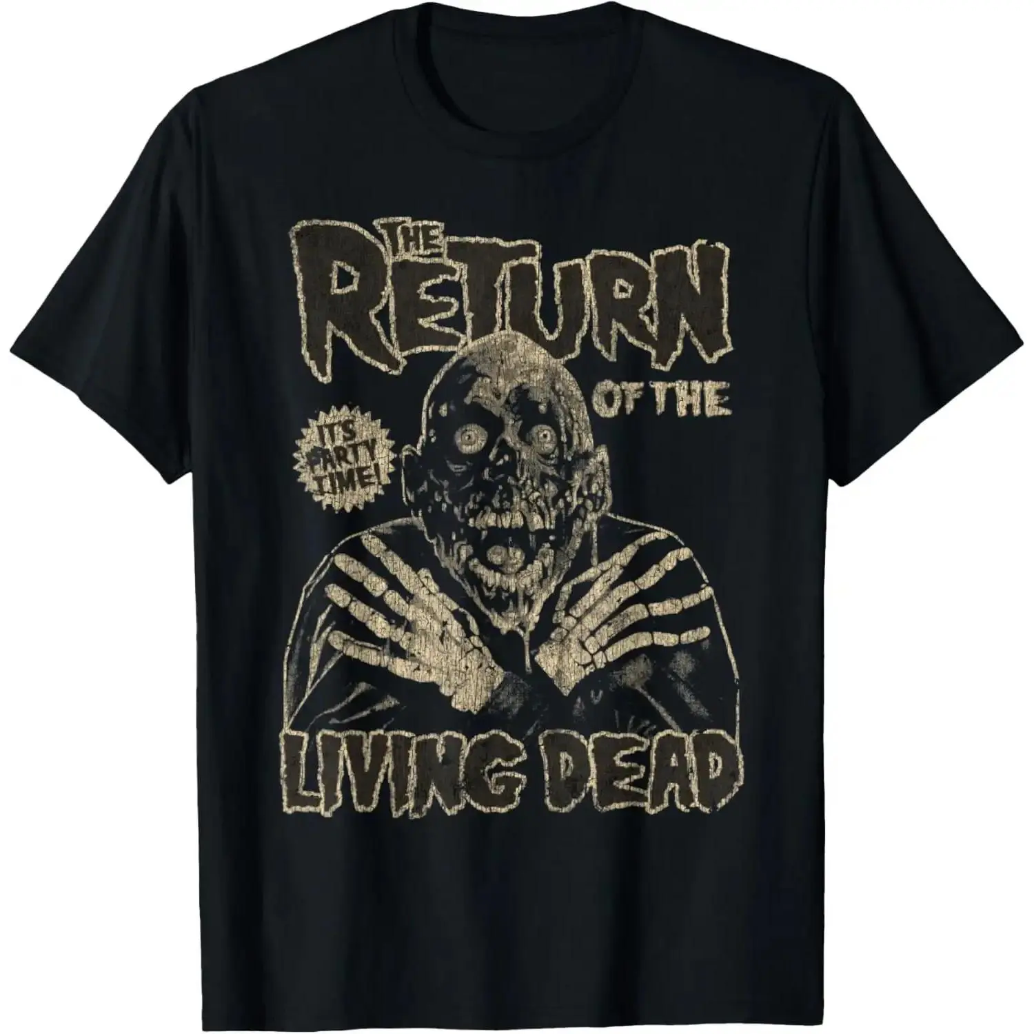 Vintage Return Of The Living Dead Move Horror fans Casual Short Sleeve Cotton T-Shirt