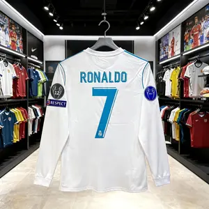 17 18/Home Kit/Soccer Jersey/7# Ronaldo/Fans Version/Long Sleeve/Football Jersey