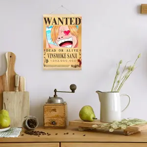 One Piece Zoro Poster Art Decor, Anime Theme Wall Hanging Decoration, Living Room Bedroom Soft Furnishing, Nautical Themed Home Accessories